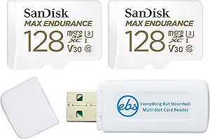 SanDisk SDSQQVR-128G-GN6IA MAX Endurance 128GB MicroSD Card 2-Pack — main product image