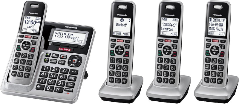 Panasonic KX-TG994 DECT 6.0 Bluetooth 4-Handset Phone (Renewed) — main product image