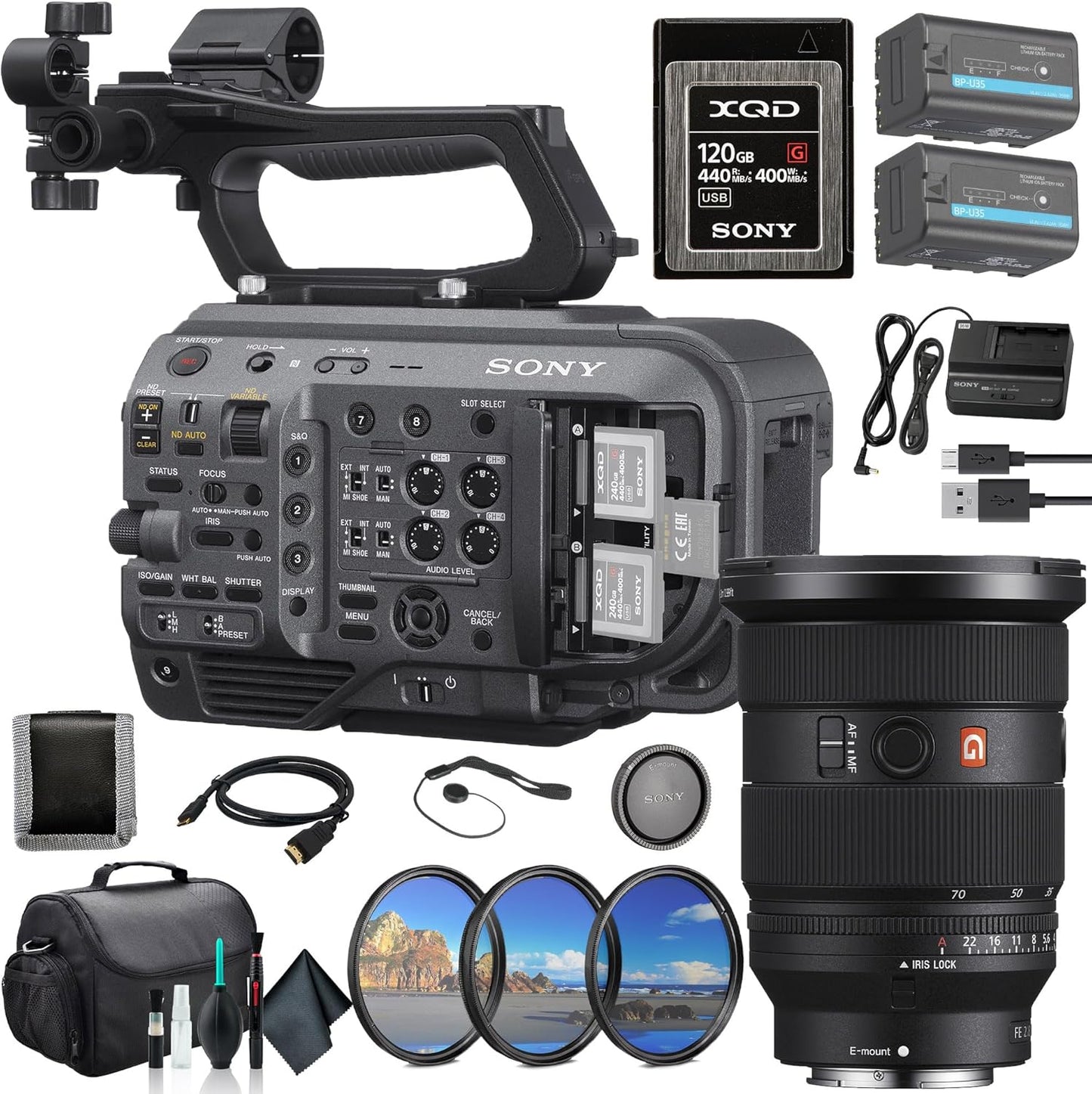 Sony PXW-FX9V 6K Full-Frame Camera System - Pro Bundle