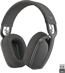 Logitech ZONE VIBE 125 Wireless Noise-Canceling Headphones Renewed