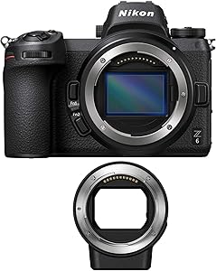 Nikon ANIKZ6ADAXK1-cr Z6 Mirrorless Camera FTZ Kit (Renewed)