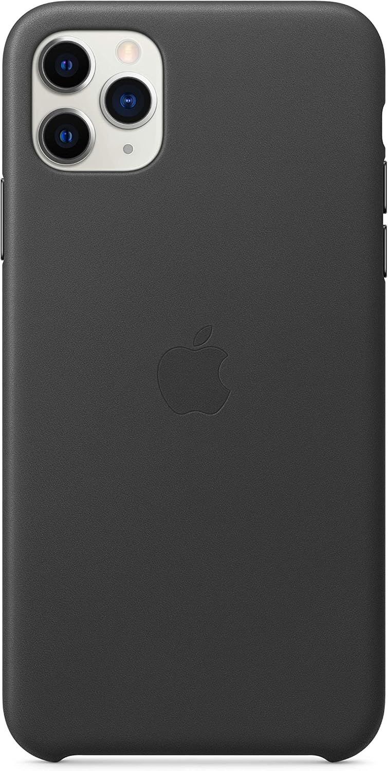 Apple iPhone 11 Pro Max Black Leather Case — main product image
