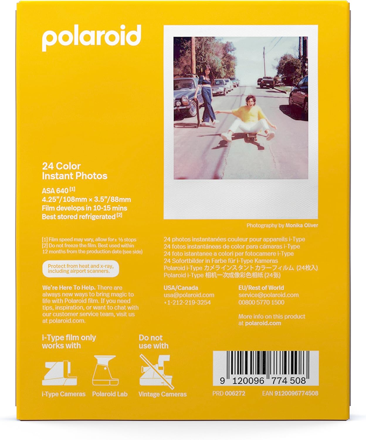 Polaroid 6272 Color i-Type Film Triple Pack