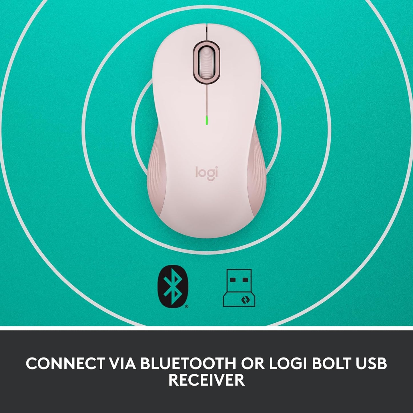 Logitech 910-006593 Signature M550 Rose Wireless Mouse