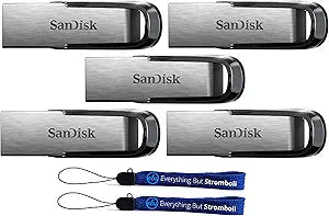SanDisk SDCZ73-256G-G46 256GB Ultra Flair USB 3.0 (5-Pack)
