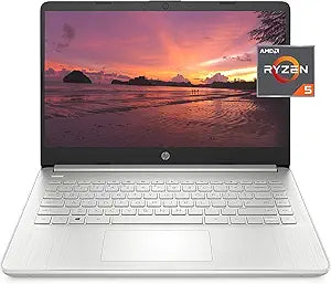 HP 14-fq1021nr Laptop: Ryzen 5 5500U, 8GB RAM, 256GB SSD, FHD — main product image