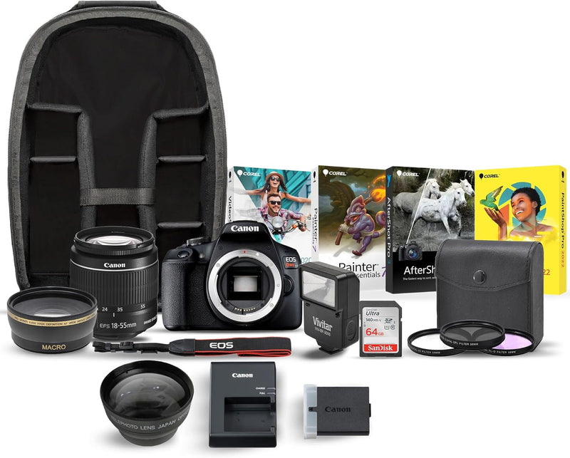 Canon Rebel T7 Digital Camera 18-55mm Lens Bundle — main product image