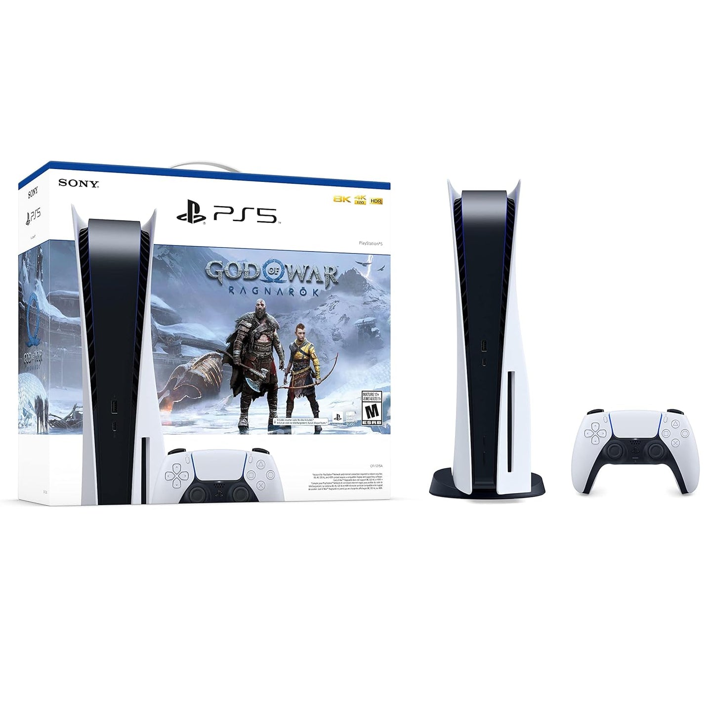Sony PS5 Playstation 5 Disc Version God of War Ragnarok Bundle