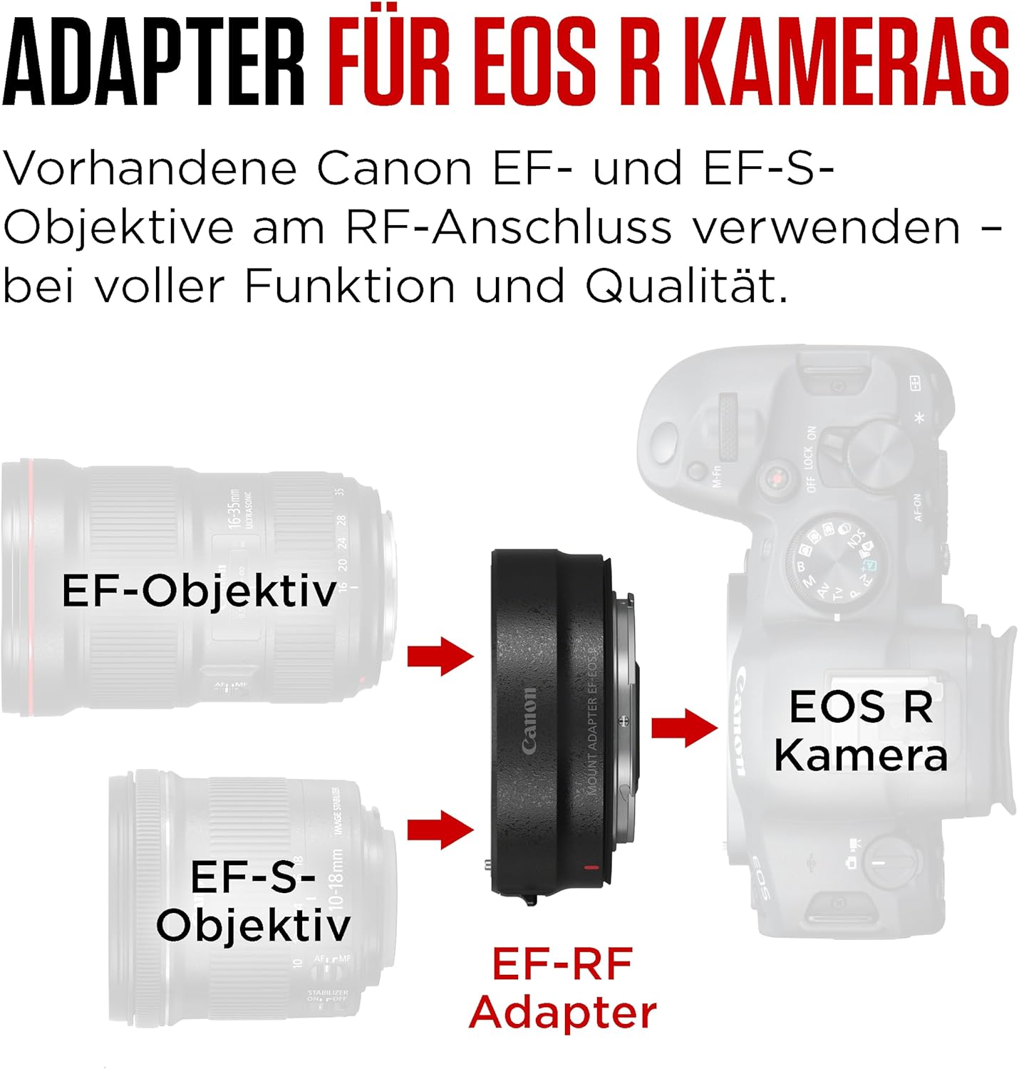 Canon 2971C005 EF-EOS R Bayonet Mount Adapter