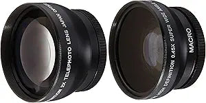 Neewer 10001053 52MM Wide Angle Telephoto Lens Kit — main product image