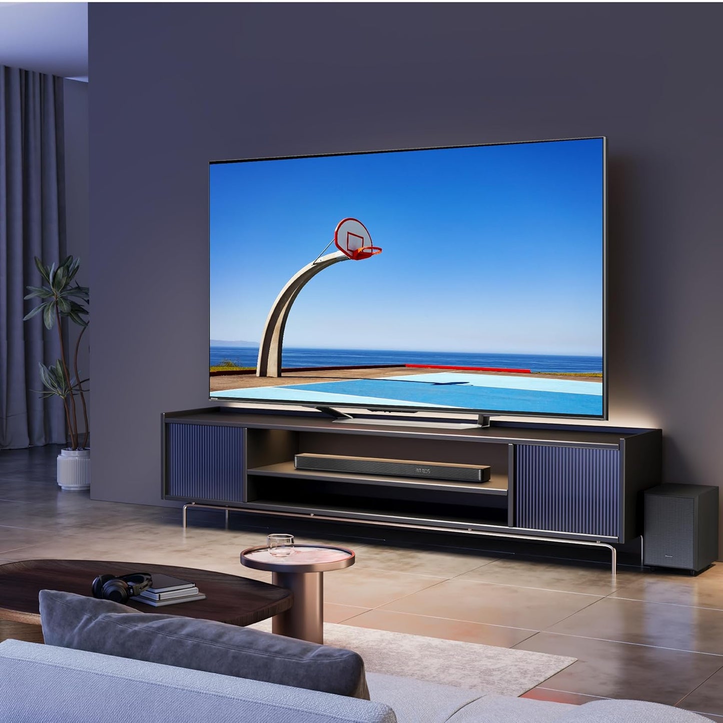 Hisense 85U7N 85-Inch ULED 4K Mini-LED QLED 144Hz Google TV