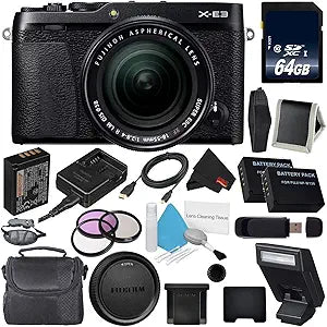 Fujifilm X-E3 18-55mm Lens Mirrorless Camera Bundle