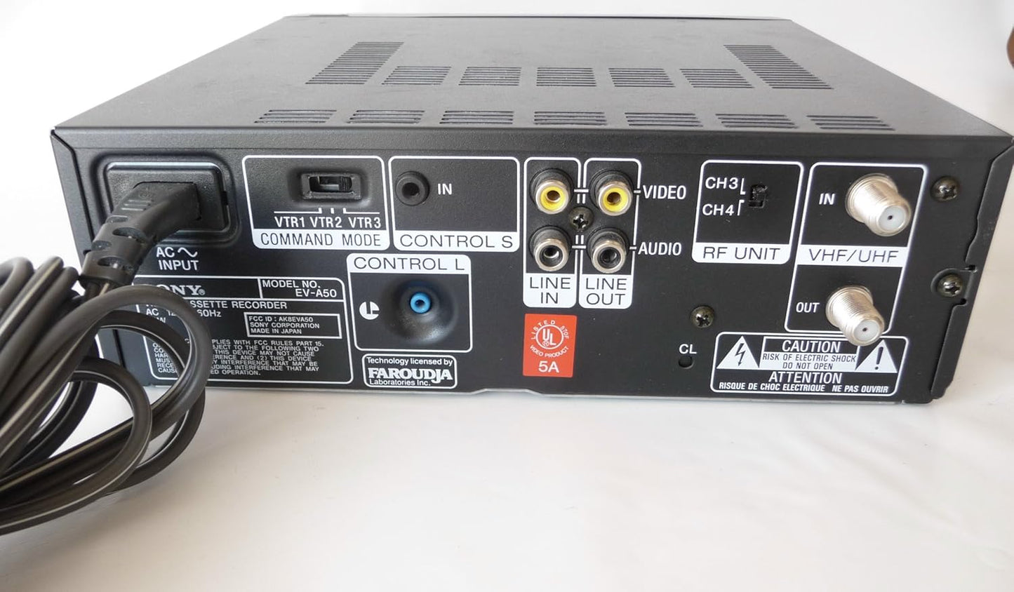 Sony EV-A50 8mm VCR - Refurbished Video Player