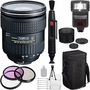 Tokina ATXAF247FXC-2 24-70mm f/2.8 PRO FX Canon EF Lens Bundle