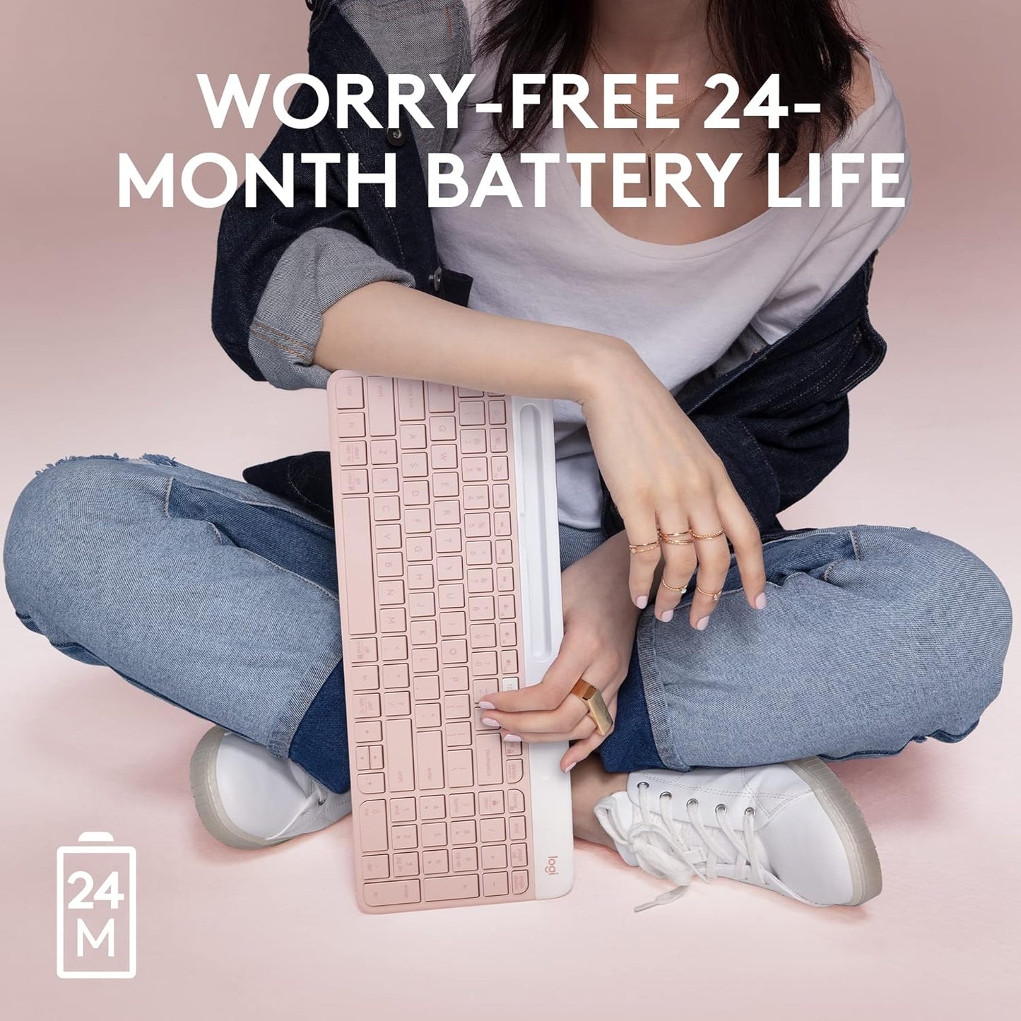 Logitech 920-011477 K585 Slim Multi-Device Wireless Keyboard