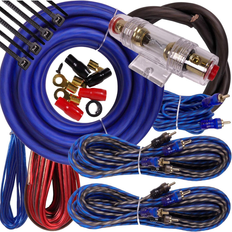 Gravity BGR-KIT4-B Amplifier Wiring Kit 2000W 5-Channel — main product image