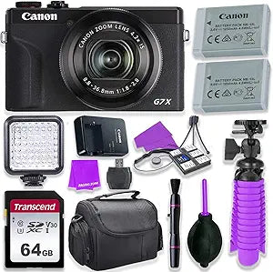 Canon G7 X Mark III 4K Camera Bundle — main product image