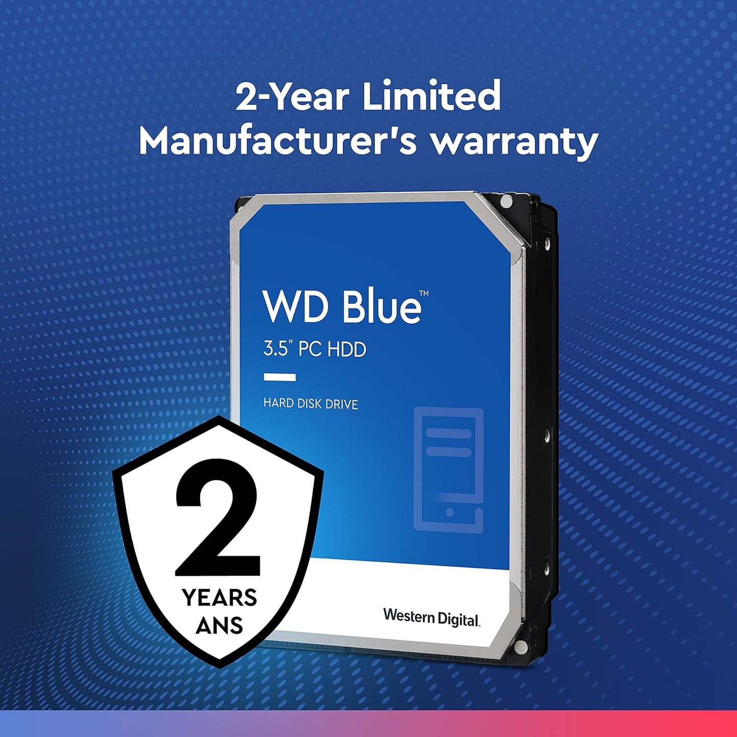 Western Digital WD20EZBX-cr 2TB Blue Hard Drive Renewed