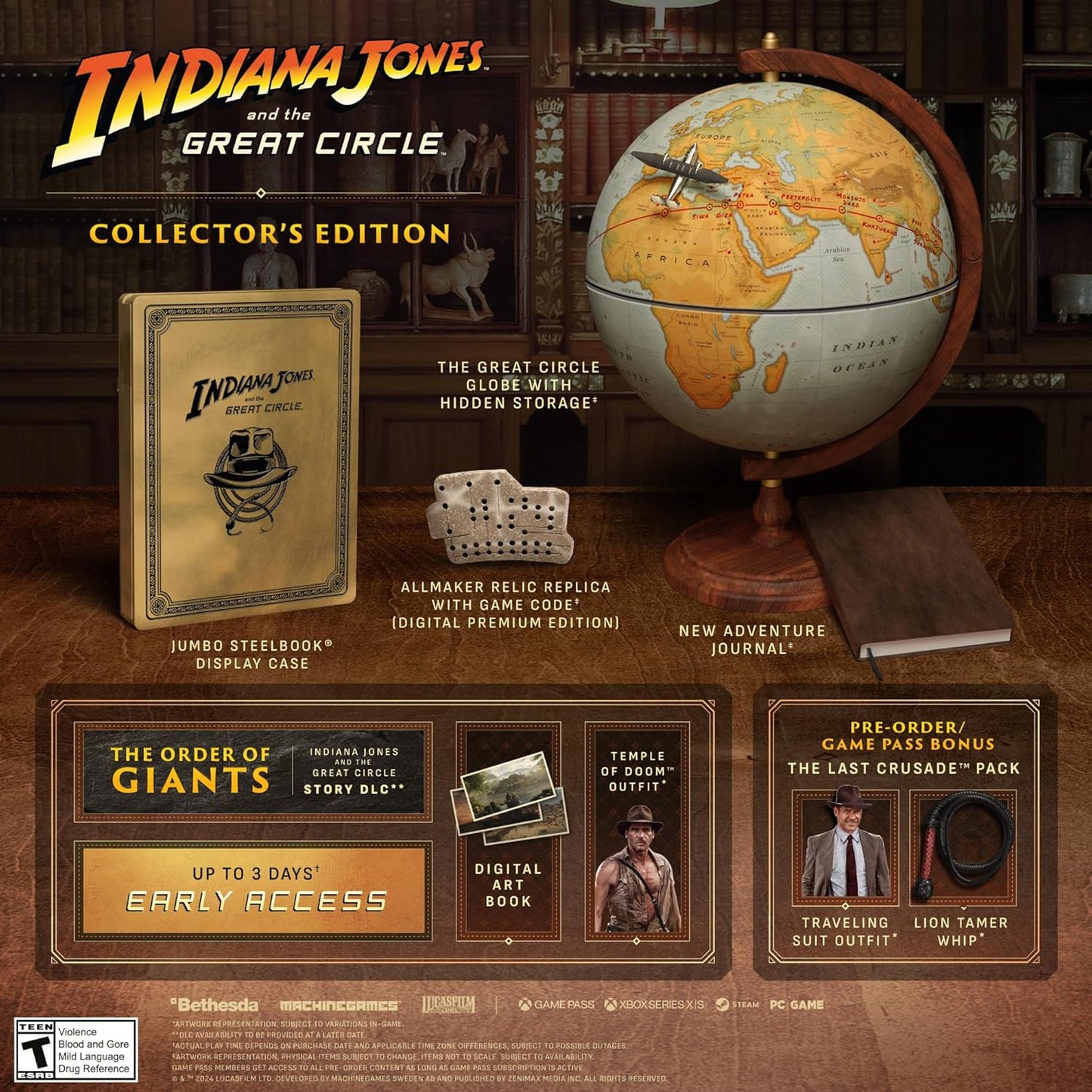 Microsoft EP2-18094 Indiana Jones: Great Circle Collector's Edition (Xbox/PC)