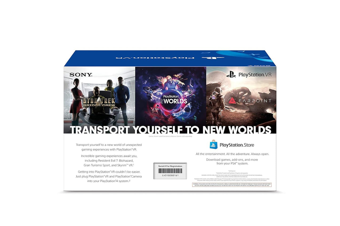 Sony VR Headset + Camera Bundle (Renewed)