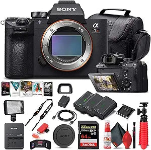 Sony ILCE7RM3/B Alpha a7R III Mirrorless Camera Bundle (Renewed)