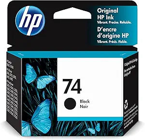 HP CB335WN 74 Black Ink Cartridge Genuine