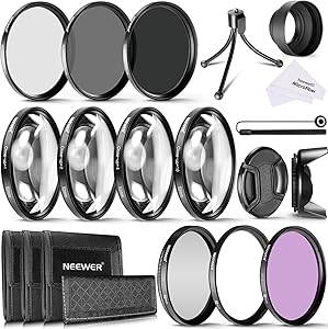 Neewer 10088402 52mm Macro Filter Lens Kit
