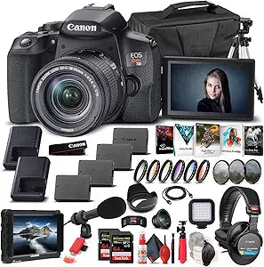 Canon 3924C002 EOS Rebel T8i DSLR Camera Bundle (Renewed)