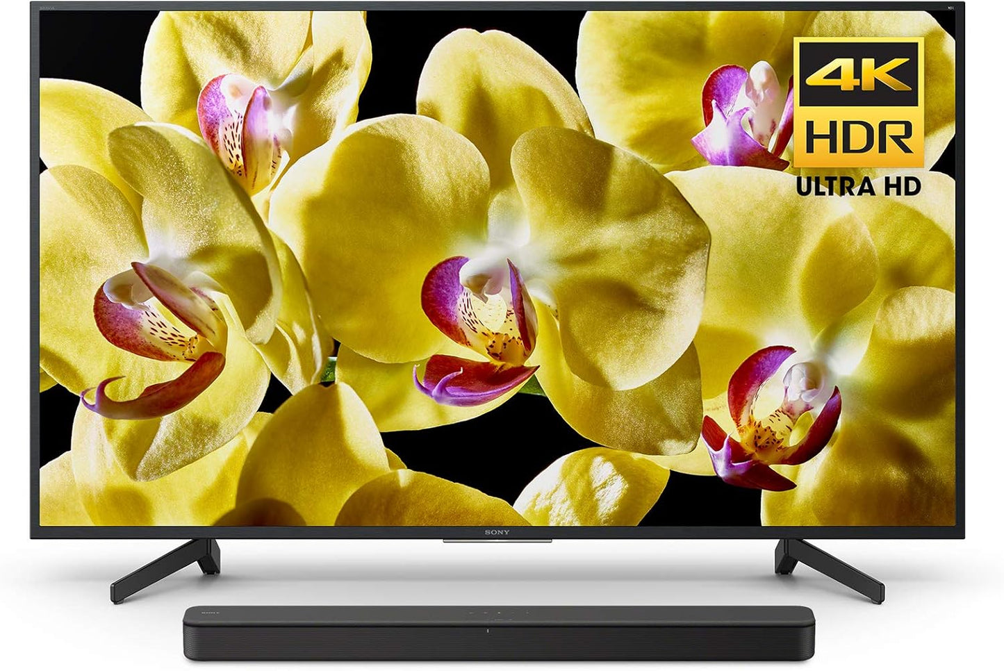 Sony XBR 65X800G 65" 4K Android TV with Sound Bar