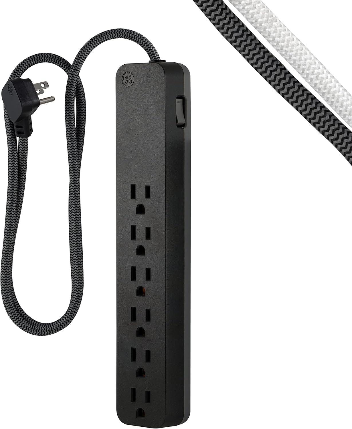 GE 62692 6-Outlet Surge Protector Power Strip