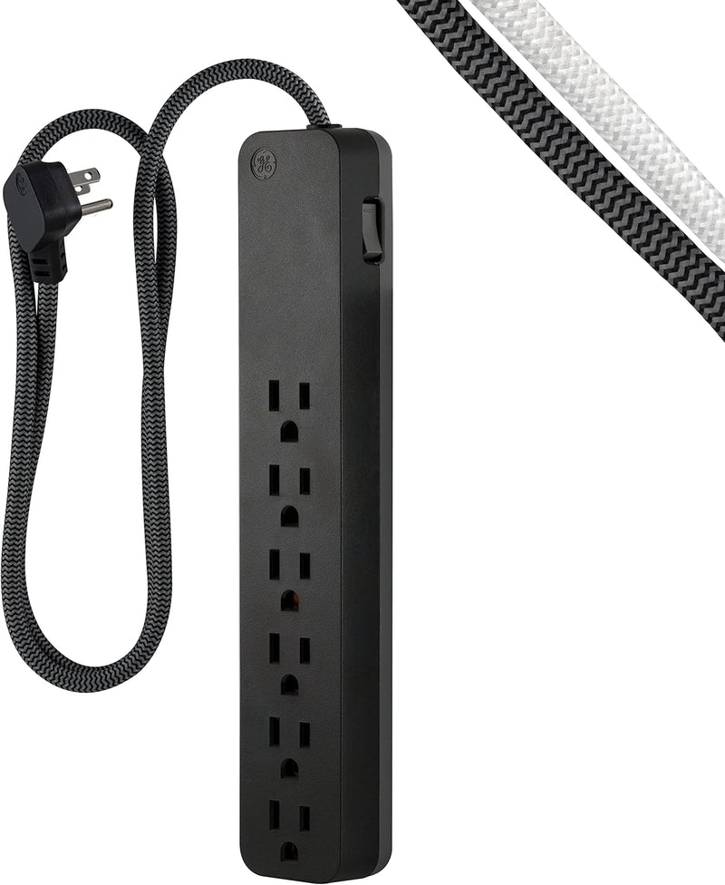 GE 62692 6-Outlet Surge Protector Power Strip — main product image