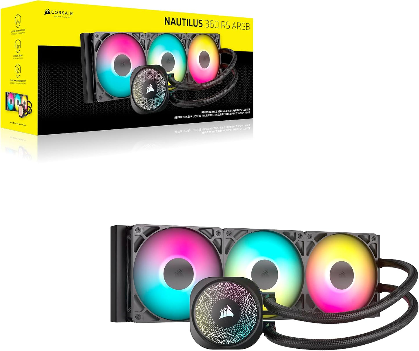 Corsair Nautilus 360 RS ARGB Liquid CPU Cooler