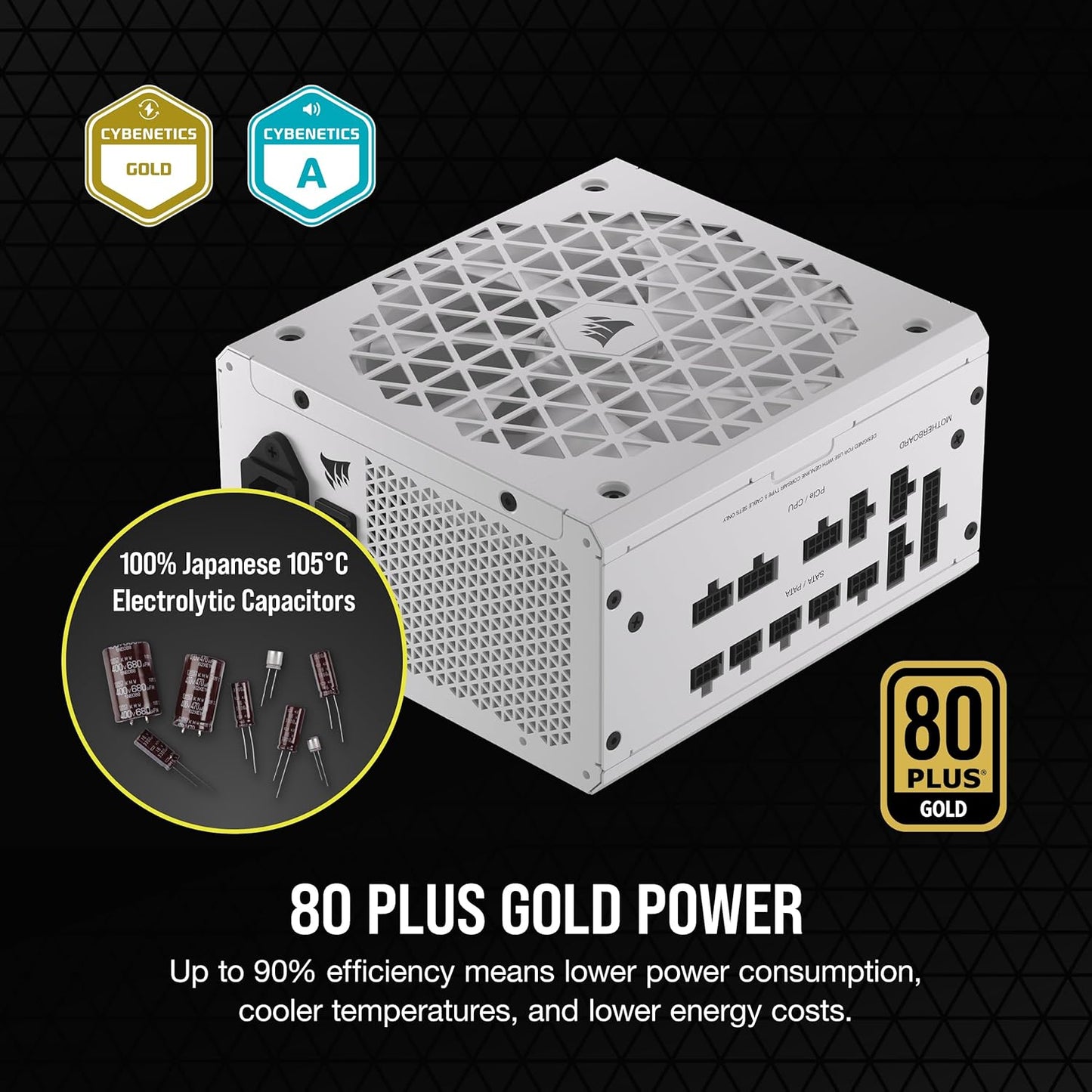 Corsair CP-9020274-NA RM850x Shift 850W White PSU