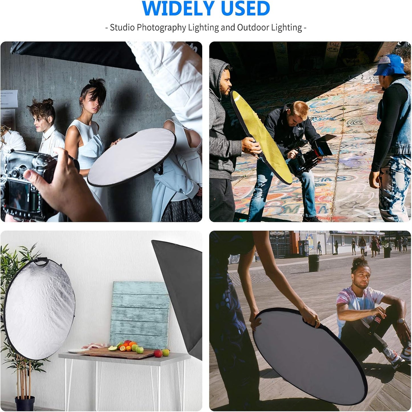 Neewer 10097862 5-in-1 Round 32" Light Reflector