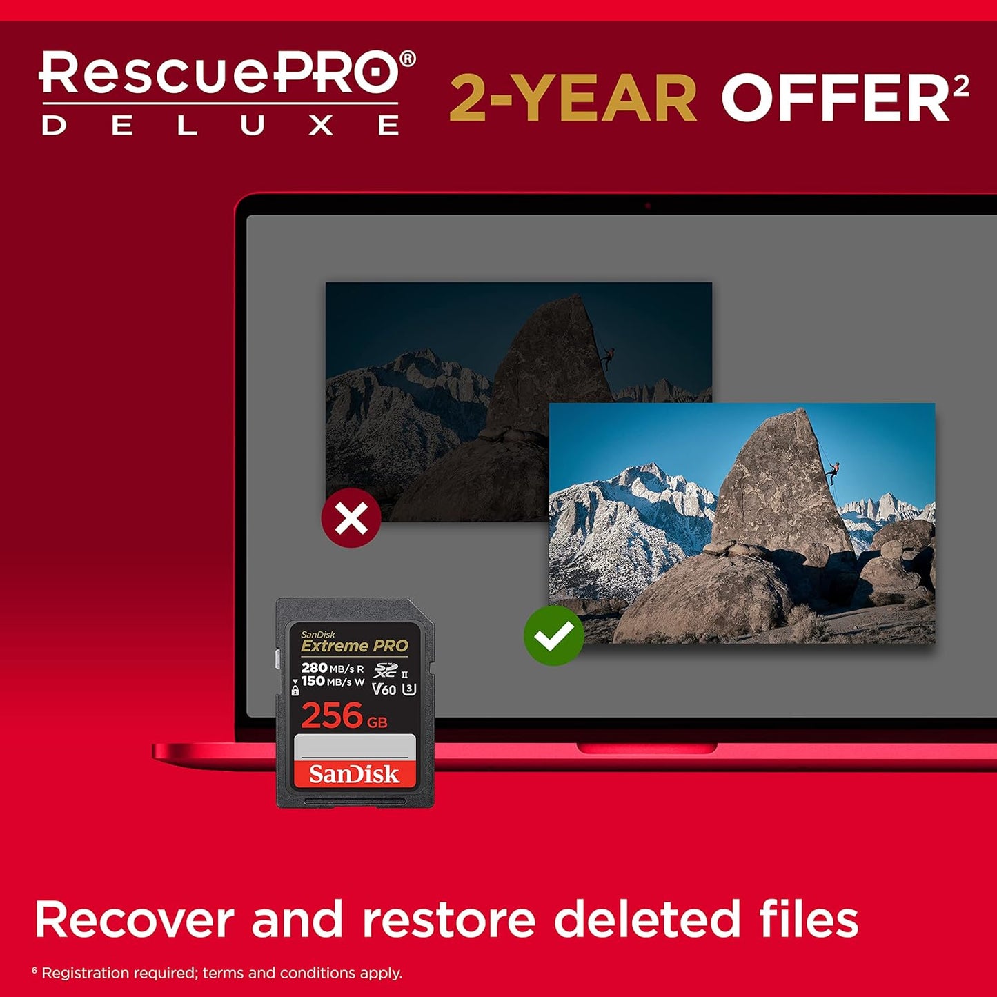 SanDisk SDSDXEP-256G-GN4IN 256GB Extreme PRO UHS-II SD Card