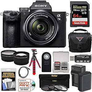 Sony K-102122-01 Alpha A7 III 4K Camera Lens Kit