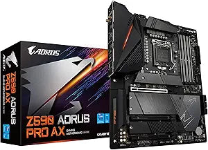 Gigabyte Z590 AORUS PRO AX Gaming Motherboard LGA 1200 — main product image