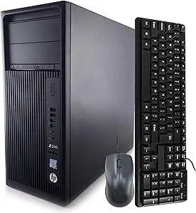 HP Z240 Tower: i5-6500, 16GB RAM, RX-550 4GB, SSD+HDD (Renewed) — main product image