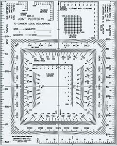 Westcott GR-4 UTM Joint Plotter/Map Reader 5x6"