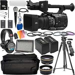 Panasonic AG-UX90 4K Pro Camcorder Deluxe Bundle