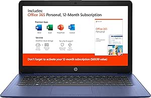 HP Stream 14-inch AMD A4 Notebook (Renewed) — main product image