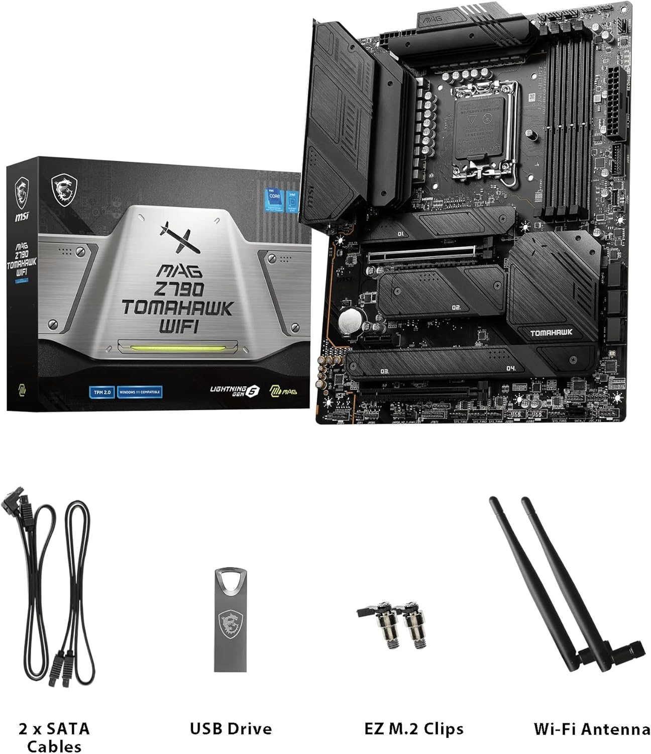 MSI 4711377025492 MAG Z790 Tomahawk WiFi ATX Motherboard