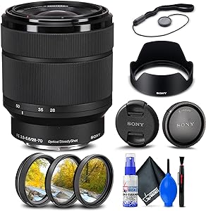 Sony SEL2870 FE 28-70mm OSS Lens - Renewed Bundle