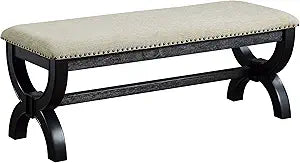 Lexicon H184594F1S Rory Accent Bench - Black — main product image