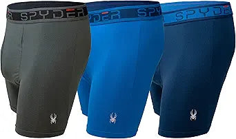 Spyder Performance Mesh Men's Boxer Briefs 3-Pack — main product image