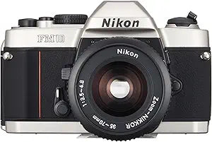 Nikon FM10 35mm Film SLR Camera Kit