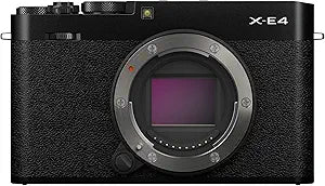 Fujifilm X-E4 Black Compact Mirrorless Camera Body — main product image