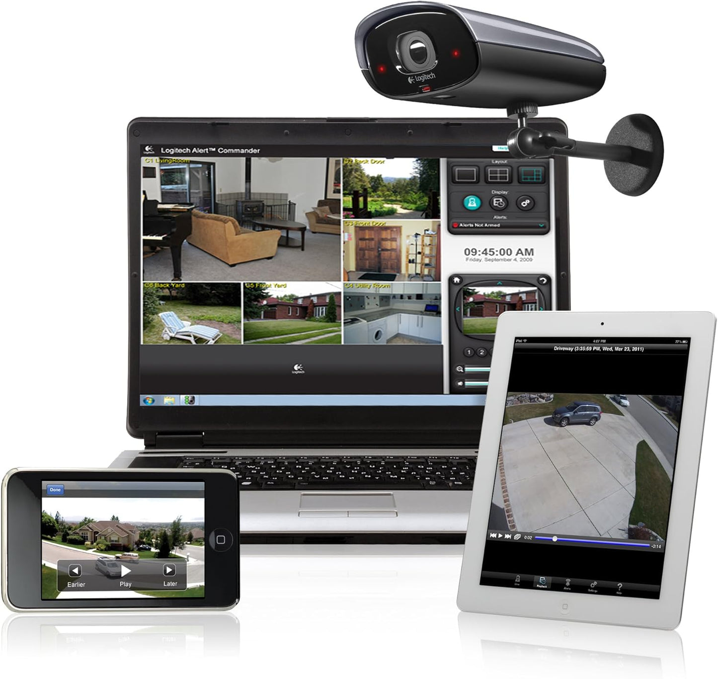 Logitech 961-000338 Alert 700e Outdoor HD Security Camera