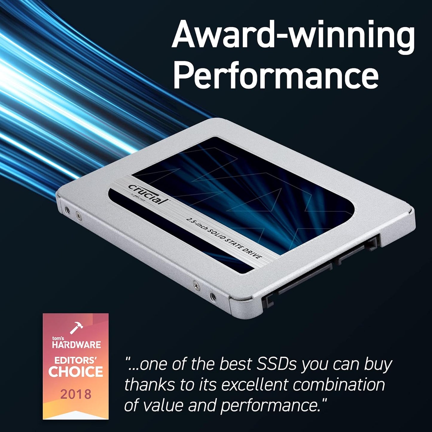 Crucial CT2000MX500SSD1 2TB MX500 2.5" SATA Internal SSD