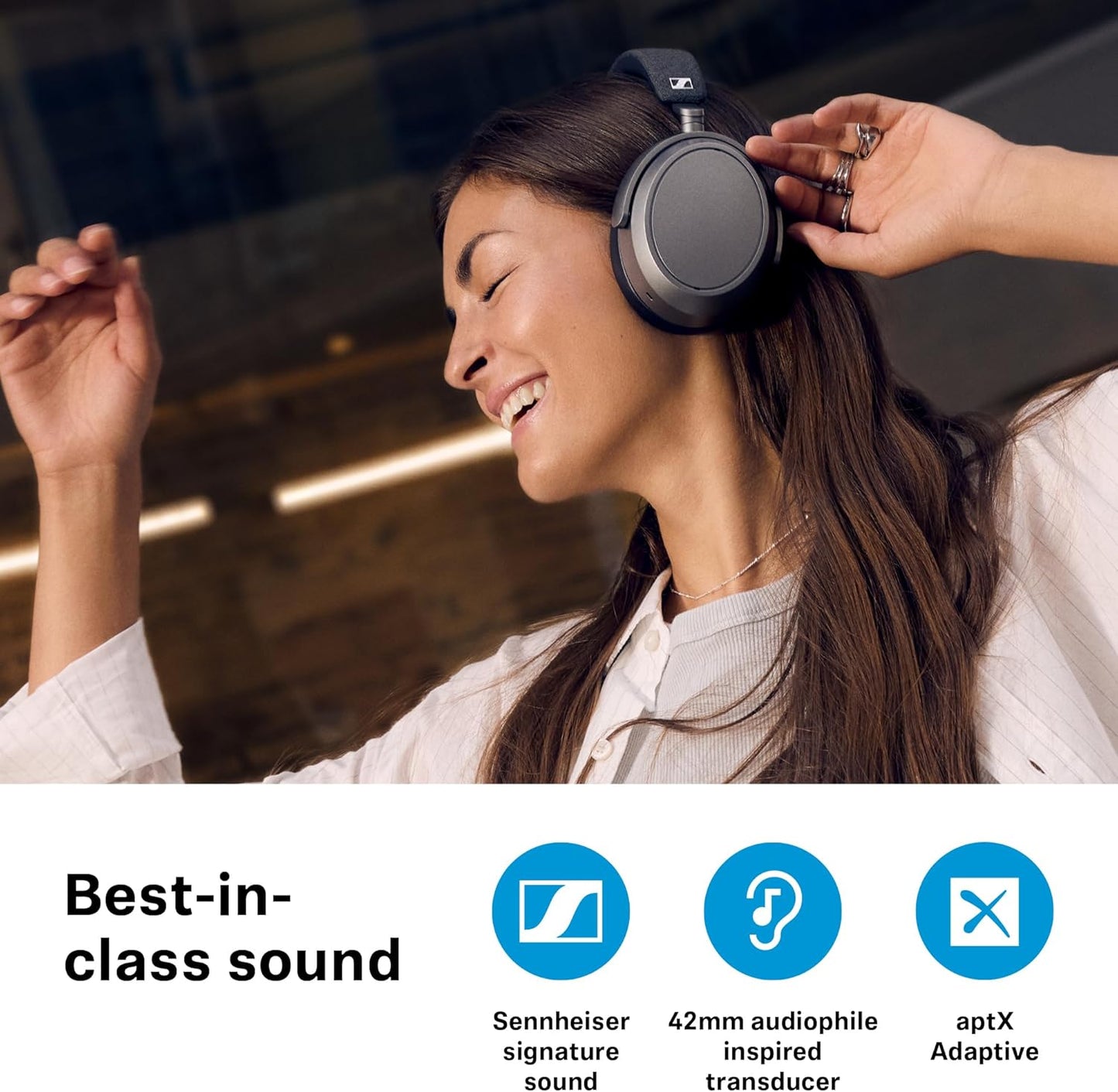 Sennheiser AHB413645PCT Momentum 4 Wireless Noise Canceling Headphones